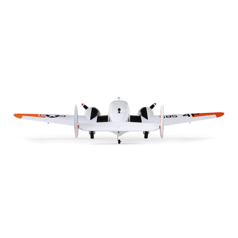 E-Flite 1.5m Beechcraft D18/RC-45J Bind and Drive Basic with AS3X+ and SAFE Select RC Plane (17)