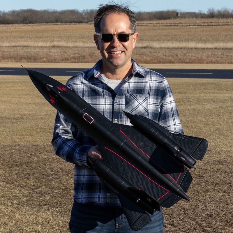E-Flite SR-71 Blackbird Twin 40mm EDF Bind and Drive Basic AS3X SAFE Select RC Aircraft (3)