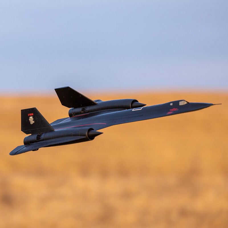 E-Flite SR-71 Blackbird Twin 40mm EDF Bind and Drive Basic AS3X SAFE Select RC Aircraft (23)