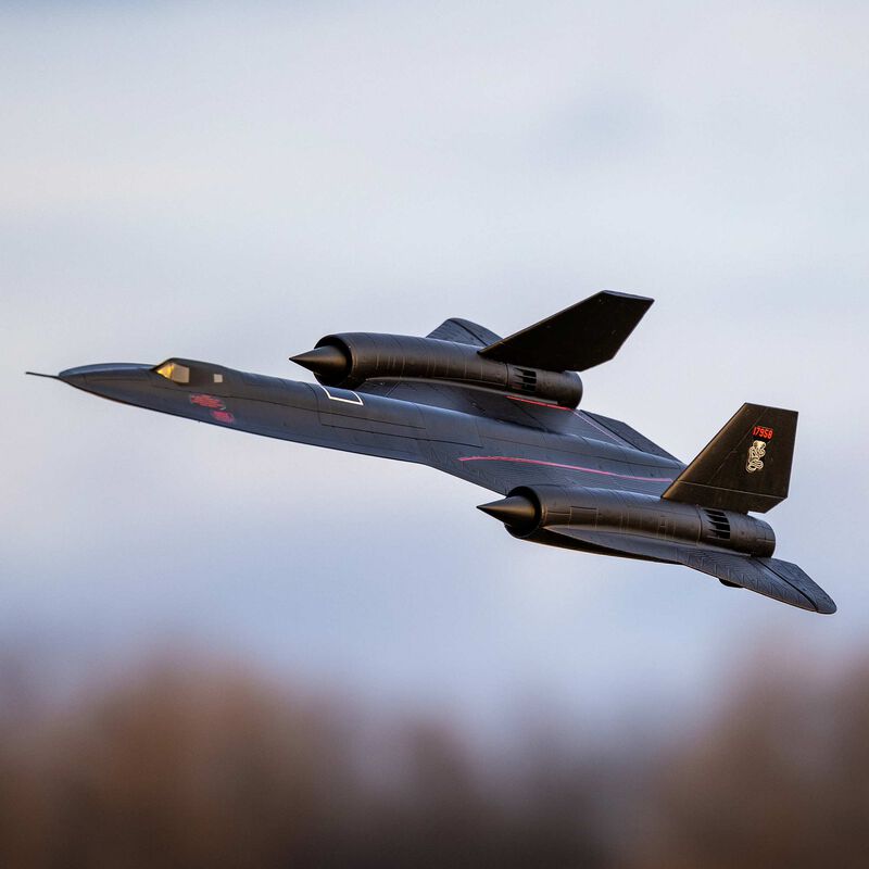 E-Flite SR-71 Blackbird Twin 40mm EDF Bind and Drive Basic AS3X SAFE Select RC Aircraft (22)