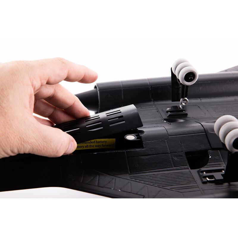 E-Flite SR-71 Blackbird Twin 40mm EDF Bind and Drive Basic AS3X SAFE Select RC Aircraft (4)