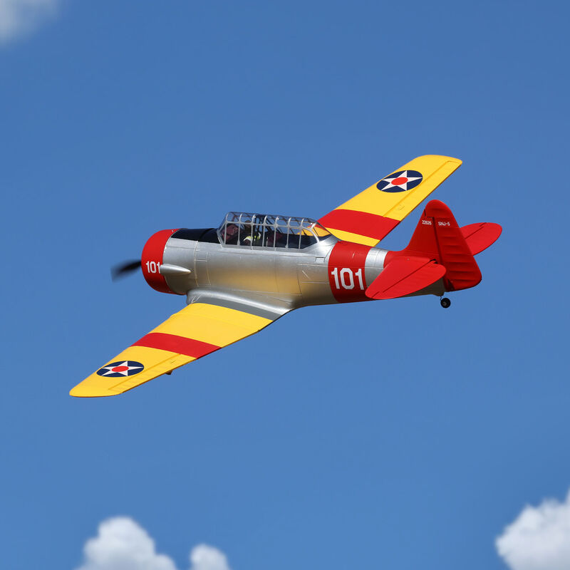 E-Flite SNJ-5/AT-6 Texan 1.5m BNF Basic with AS3X+ and SAFE Select RC Warbird (17)