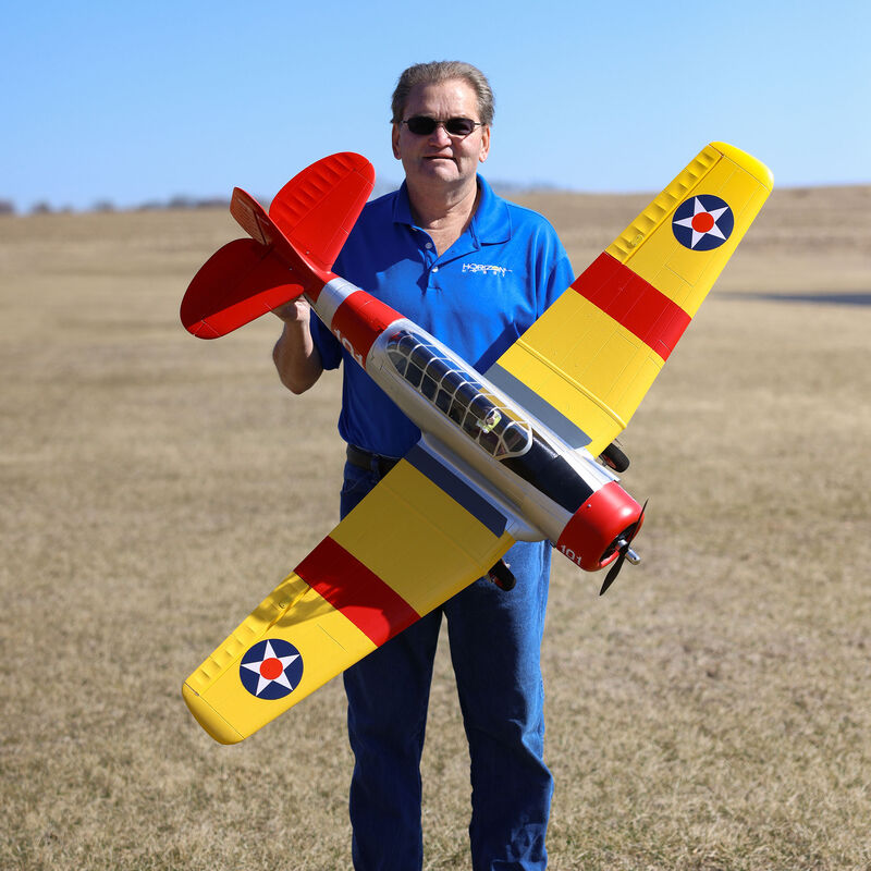 E-Flite SNJ-5/AT-6 Texan 1.5m BNF Basic with AS3X+ and SAFE Select RC Warbird (3)