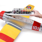 E-Flite SNJ-5/AT-6 Texan 1.5m BNF Basic with AS3X+ and SAFE Select RC Warbird (9)