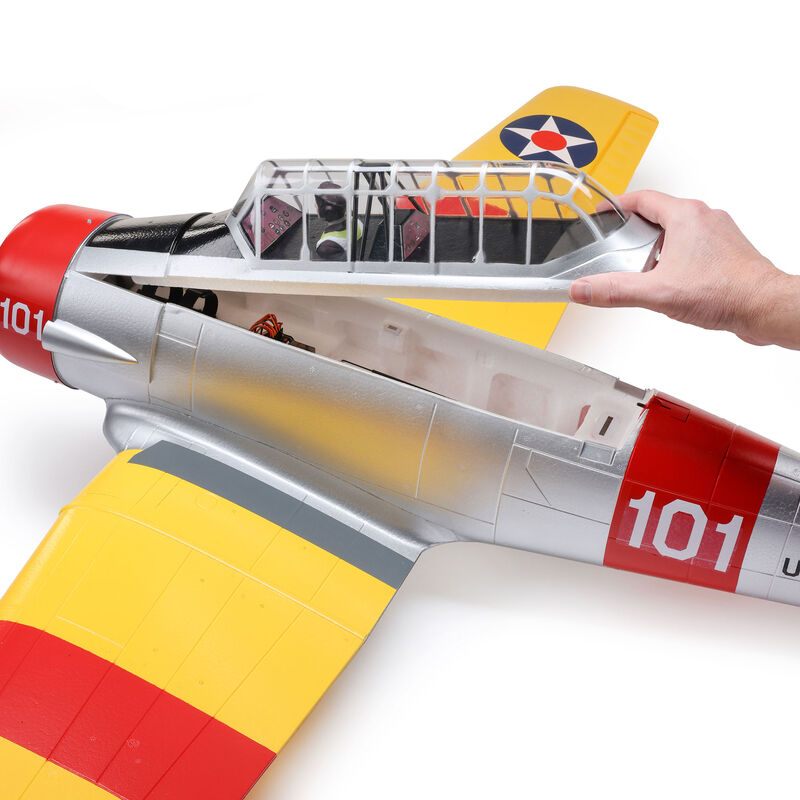 E-Flite SNJ-5/AT-6 Texan 1.5m BNF Basic with AS3X+ and SAFE Select RC Warbird (9)