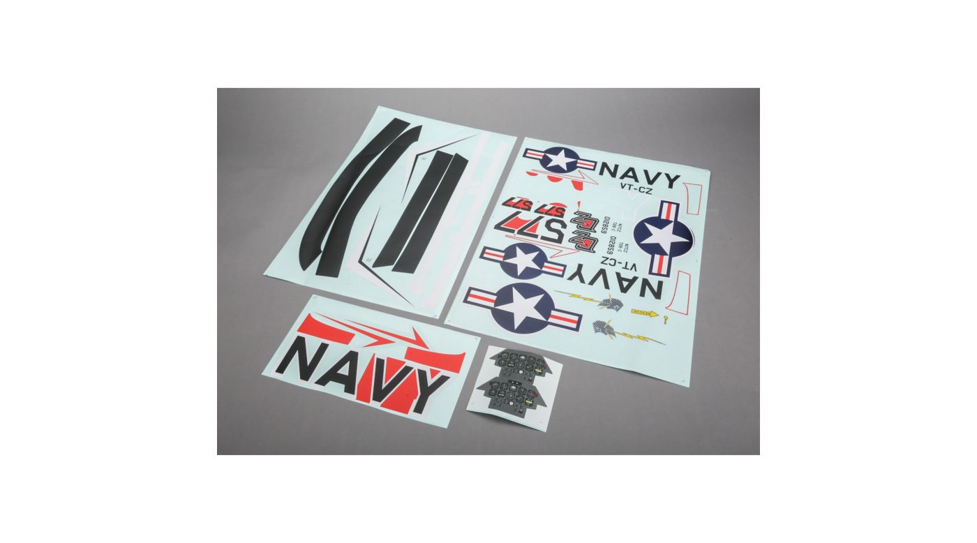 E-flite EFL1302 Decal Sheet: Carbon-Z T-28 (8347078918381)