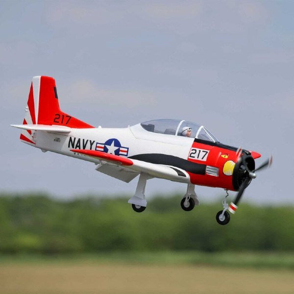 E-Flite T-28 Trojan 1.2m BNF Basic with Smart RC Warbird