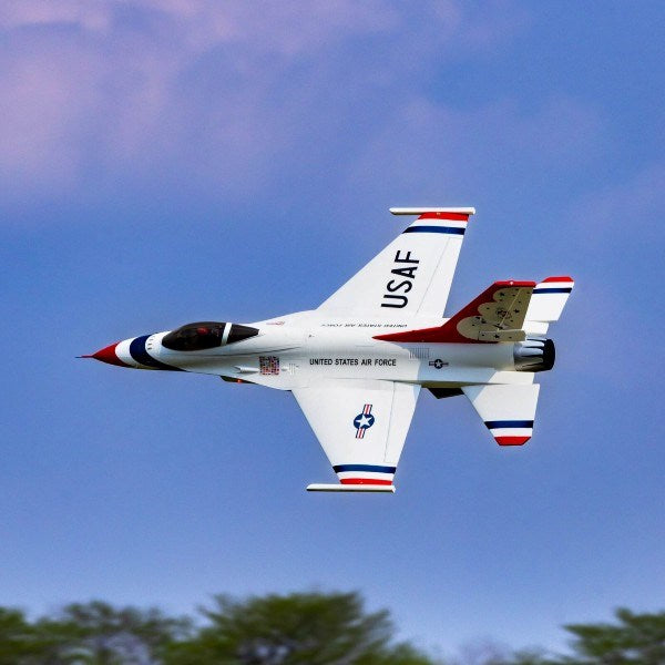 E-Flite F-16 Thunderbirds 80mm EDF BNF Basic with AS3X & SAFE Select RC Jet