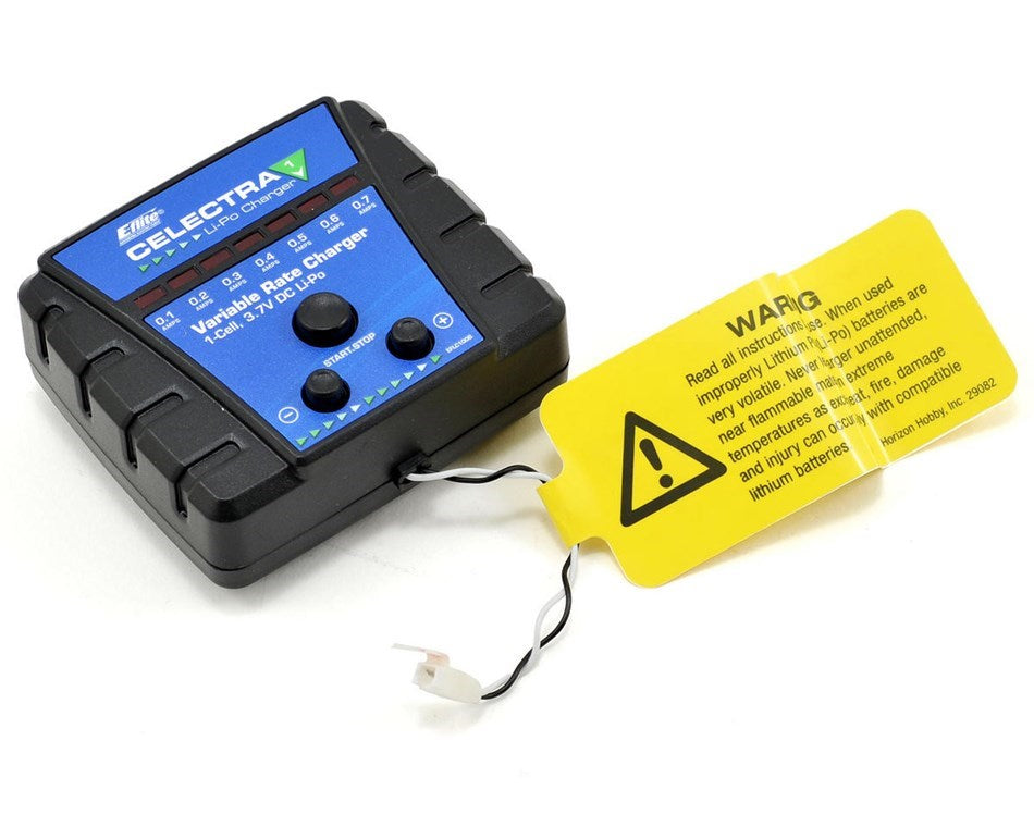 E-flite 1006 Celectra Variable Rate DC 1-Cell Li-Po Charger (8324272062701)