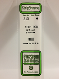 Evergreen 213 Styrene Round Rod (0.100 X 14") - 5 pieces