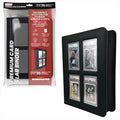 EVORETRO SB-WD-BL Premium Card Slab Binder with Window - Black (9250476687597)
