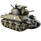 EXA WWII USA M4A3 Battle Ready To Run RC Tank 1/18 Scale