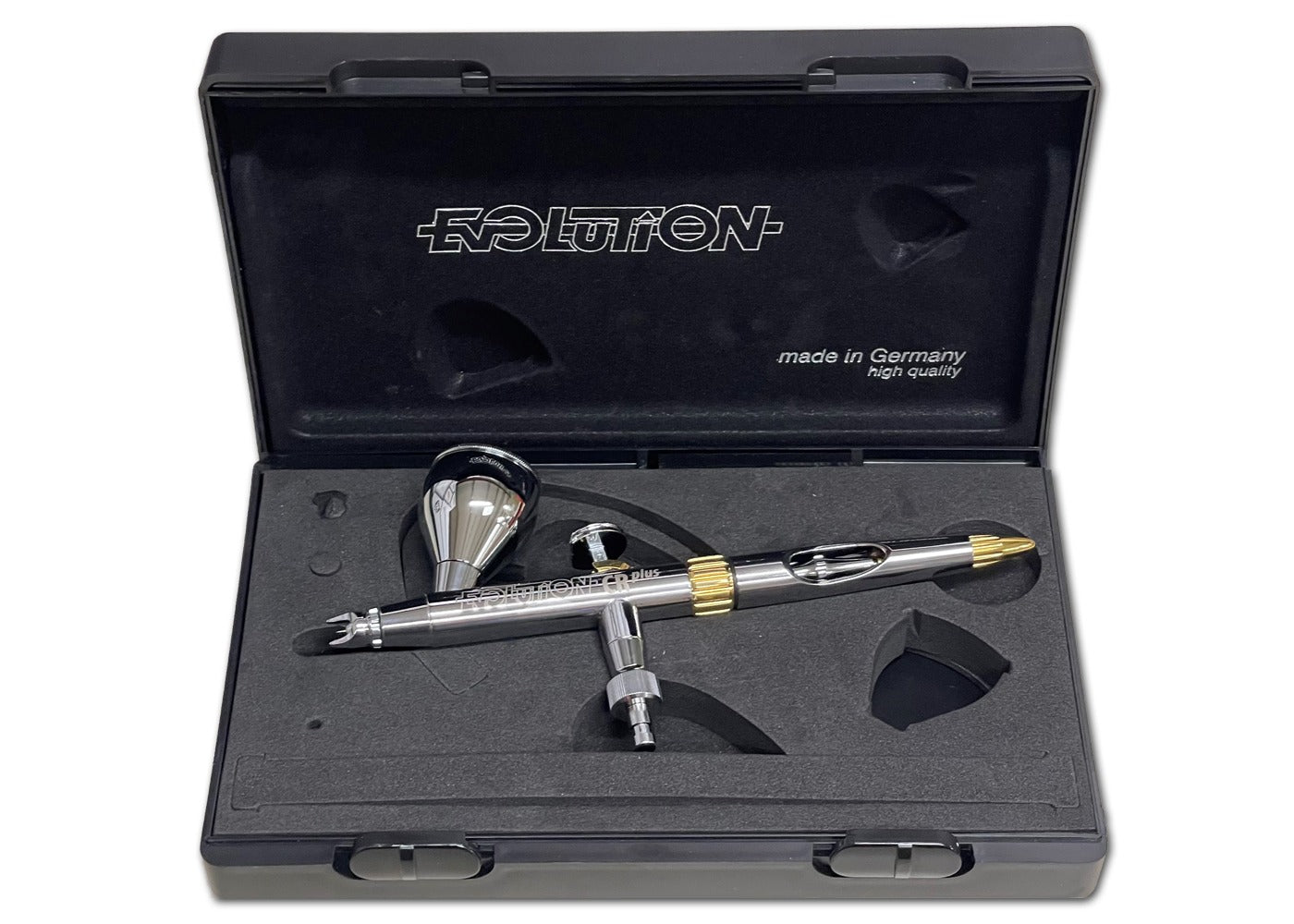 Harder And Steenbeck H&S121232EVOLUTION 2024 CRplus Airbrush Solo 0.45mm Needle 5ml Cup (8982780805357)