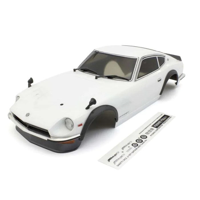 Kyosho FAB611WH 1/10 1971 DATSUN 240Z Tuned Ver. White Decoration Body Set - Hobby City NZ