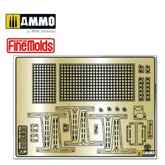 xFine Molds FMMG74 1/35 Extra detail parts for Type 4 Medium Tank (Photo Etched) (7546207666413)