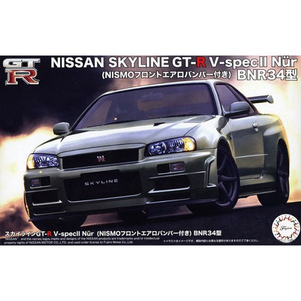 Fujimi 1/24 Nissan Skyline GT-R (BNR34) V-Spec II Nur w/Nismo