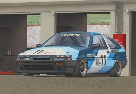 Fujimi 048130 1/24 Trampio AE86 Levin 85