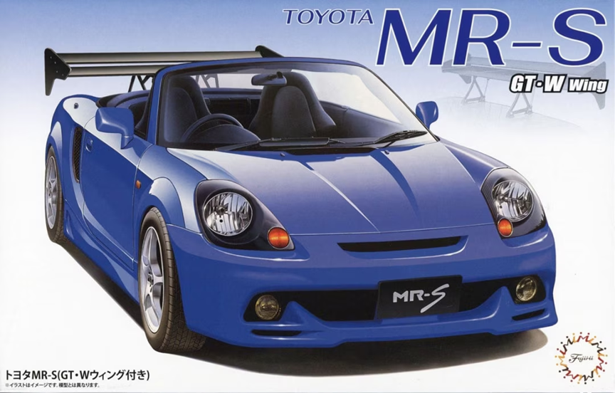 Fujimi Toyota MR-S with GT Wing Car Model Kit 1/24 Scale