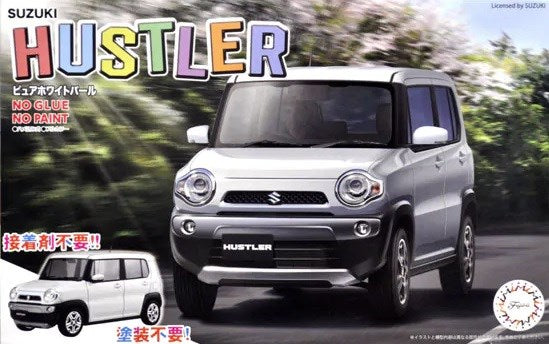 xFujimi 066059 1/24 Suzuki Hustler Snap Kit - Pure White Pearl (7654685212909)