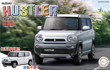 xFujimi 066059 1/24 Suzuki Hustler Snap Kit - Pure White Pearl