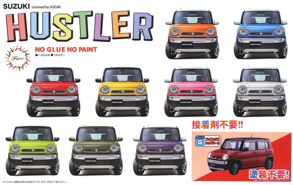 xFujimi 066189 1/24 Suzuki Hustler Snap Kit - Phoenix Red Pearl (7546151698669)
