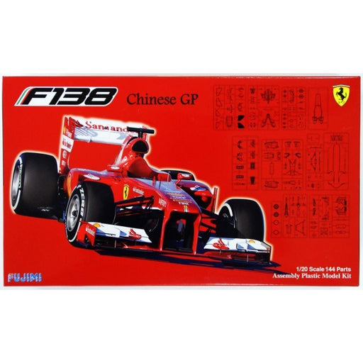 Fujimi 091761 1/20 F1 Ferrari F138 Chinese GP - Hobby City NZ (8120419287277)