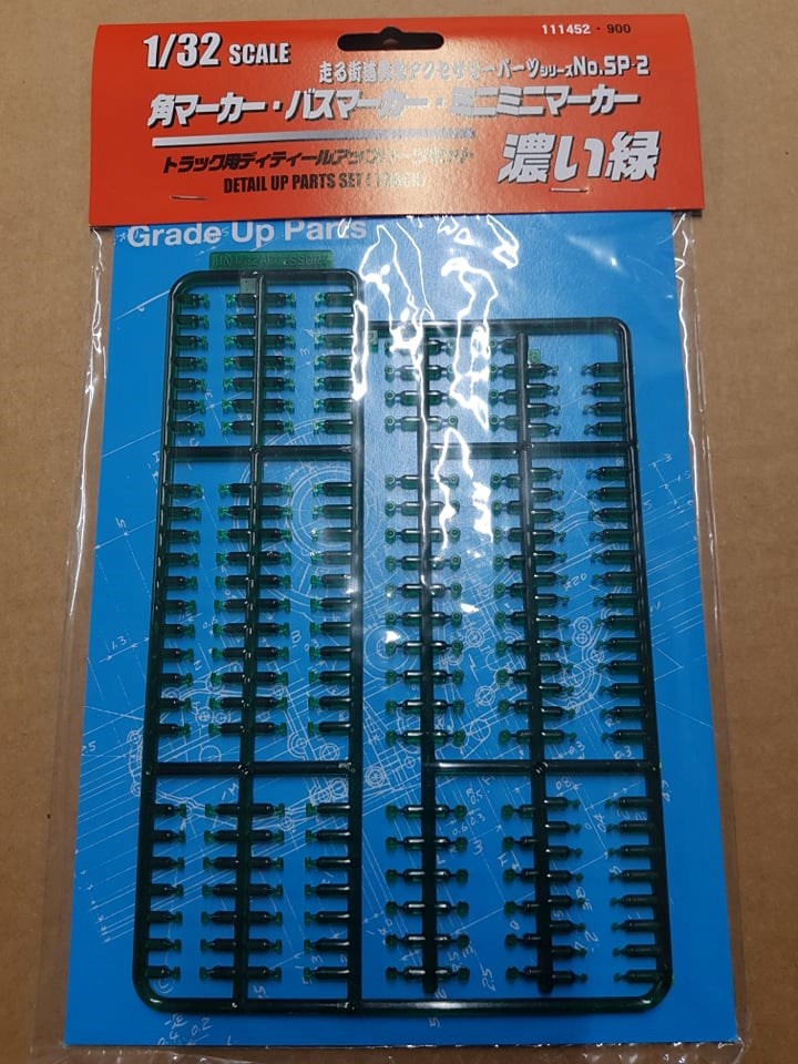 xFujimi 111452 Detail Up Parts Set Track Green 1/32 scale kit