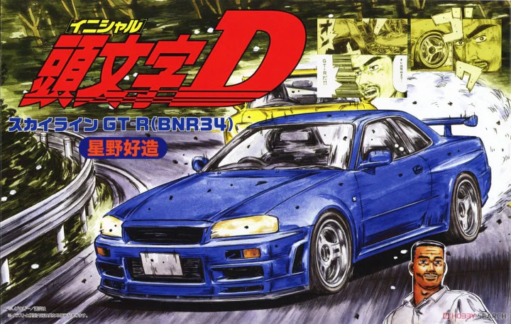 Fujimi 1/24 Skyln GTR BNR34 K Hoshino (2)