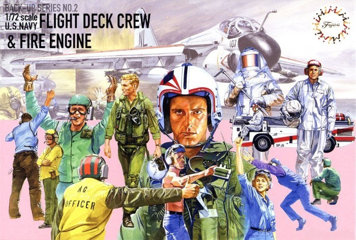 Fujimi 723464 1/72 USN Flight Deck Crew (8745102934253)