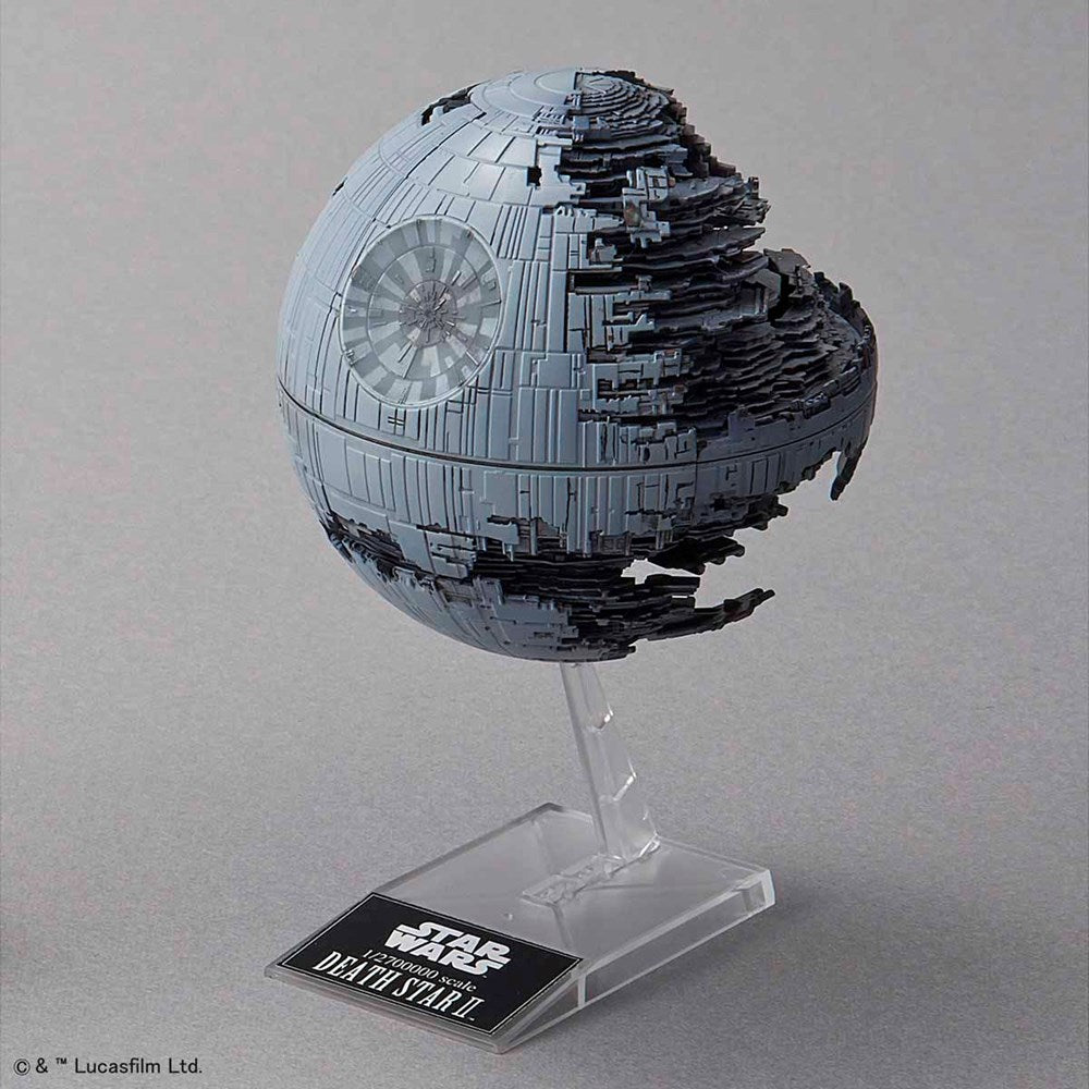 Bandai Star Wars G5063852 STAR WARS 1/2,700,00 DEATH STAR II & 1/14,500 STAR DESTROYER - Hobby City NZ