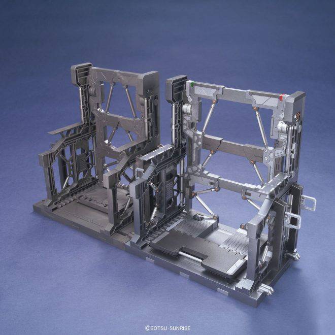 Bandai G5058284 BUILDERS PARTS SYSTEM BASE 001 (GUN METALLIC) - Hobby City NZ