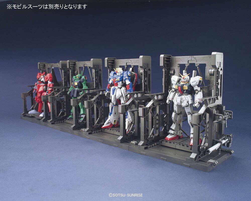 Bandai G5058284 BUILDERS PARTS SYSTEM BASE 001 (GUN METALLIC) - Hobby City NZ