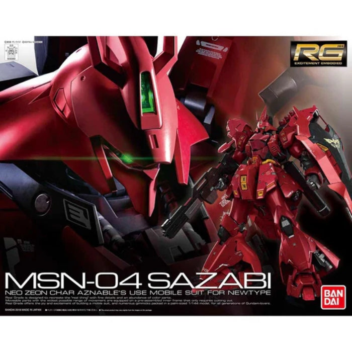 Bandai G5061605 RG 1/144 SAZABI - Hobby City NZ