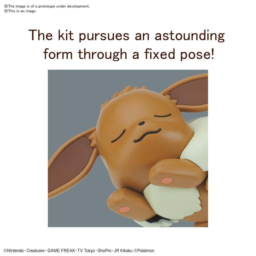 Bandai Pokemon G5061937 Pokemon Model Kit QUICK!! 07 EEVEE(GOODNIGHT POSE) - Hobby City NZ