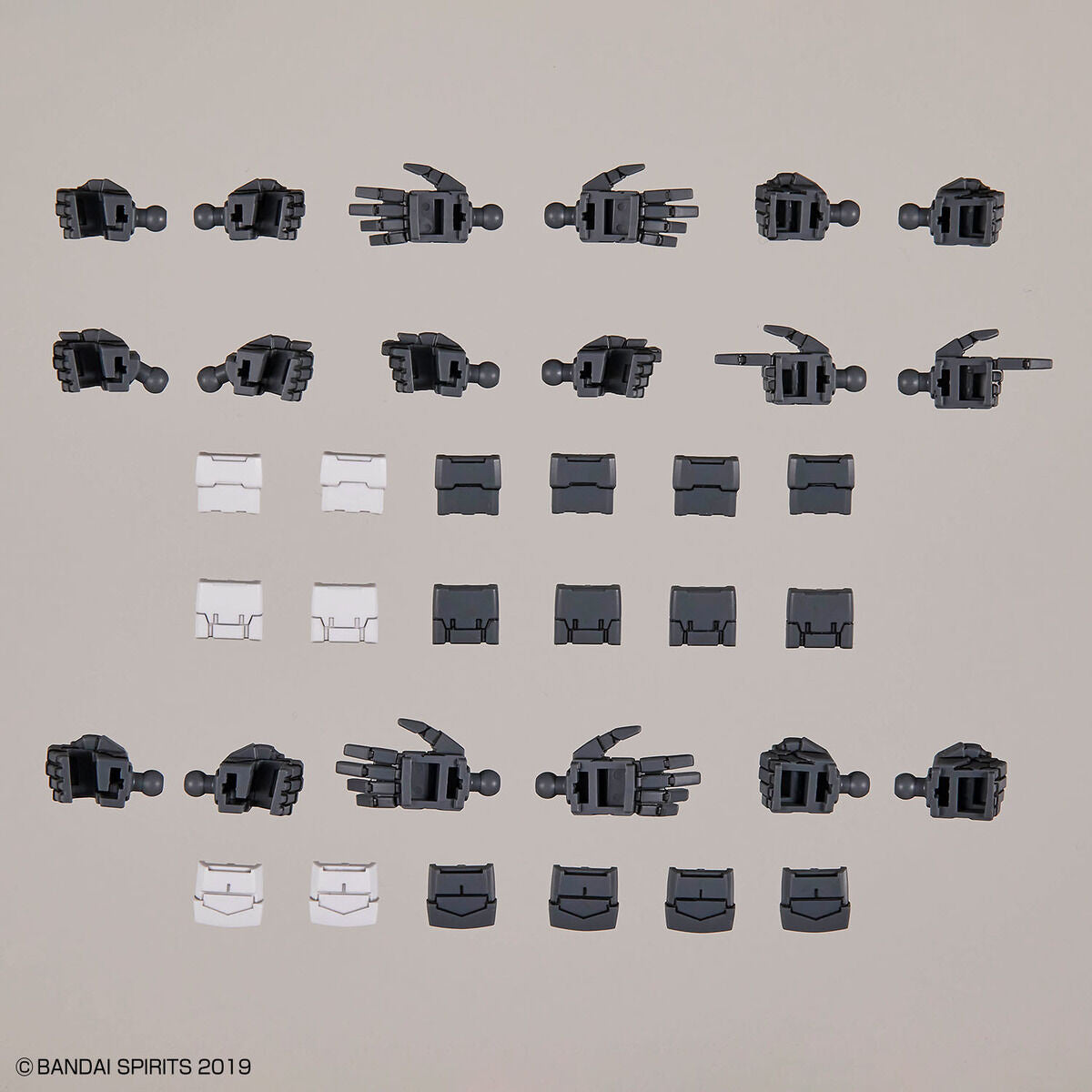 Bandai G5065115 30MM 1/144 OPTION PARTS SET 12(HAND PARTS /MULTI-JOINT) - Hobby City NZ