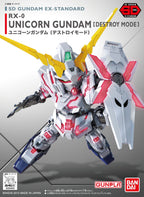 Bandai SD GUNDAM EX-STANDARD UNICORN GUNDAM (DESTROY MODE) (4)