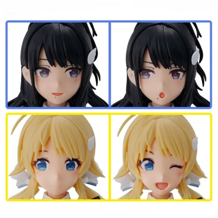 Bandai G5065704 30MS Option Hair Style & Face Parts Set (Hiori Kazano/Meguru Hachimiya) - Hobby City NZ