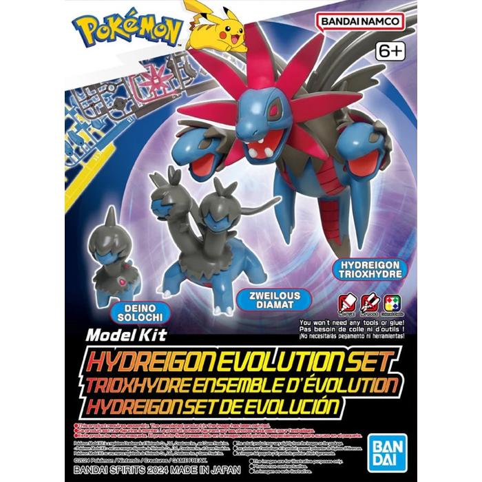 Bandai Pokemon G5066562 Pokemon Model Kit HYDREIGON EVOLUTION SET - Hobby City NZ