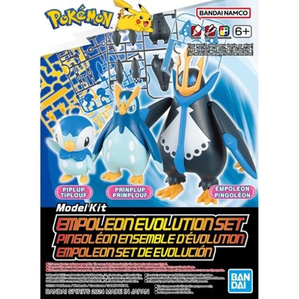 Bandai Pokemon G5066564 Pokemon Model Kit Empoleon Evolution Set - Hobby City NZ
