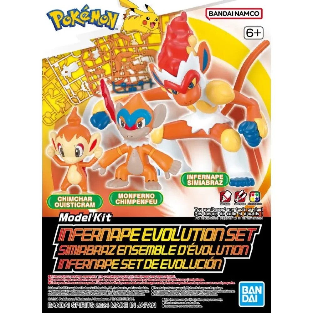 Bandai Pokemon G5066566 Pokemon Model Kit Infernape Evolution Set - Hobby City NZ