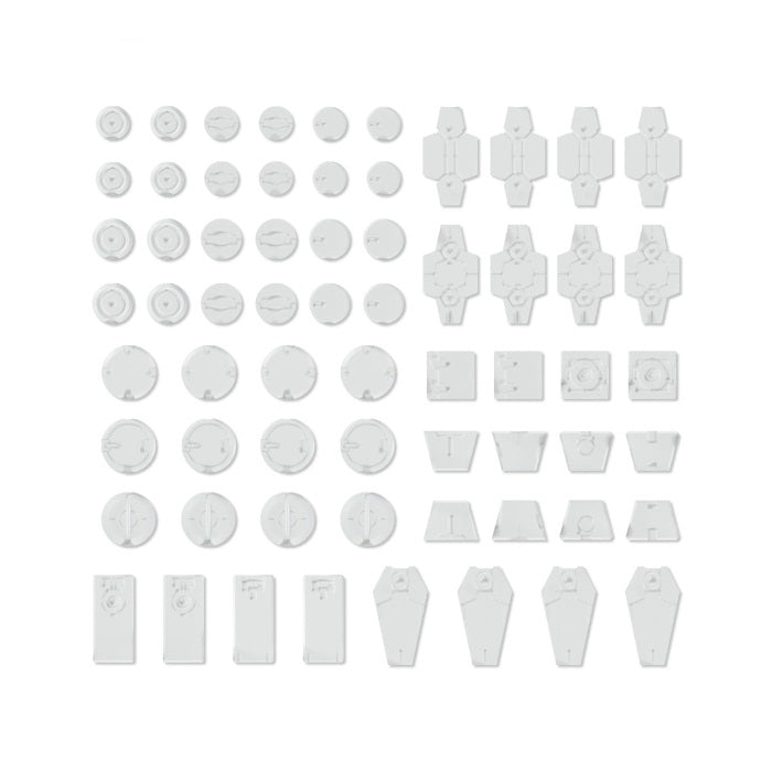 Bandai G5067166 Customize Material (Decoration Parts 1 White) - Hobby City NZ