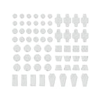 Bandai Customize Material (Decoration Parts 1 White) (7)