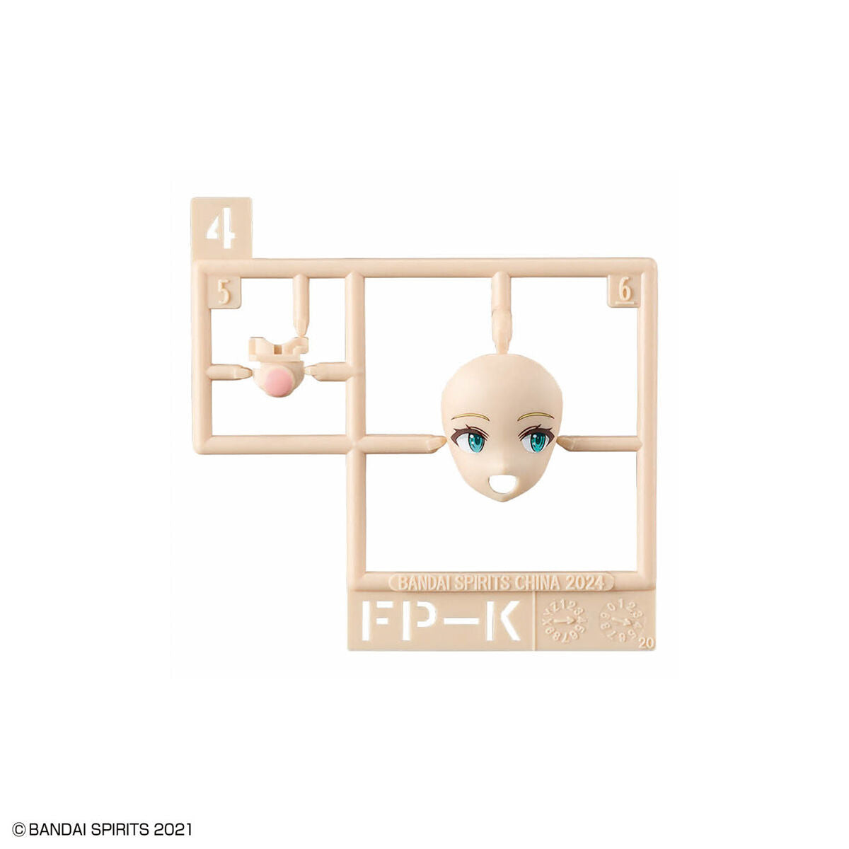 Bandai G5068356 30MS Option Face Parts Facial Expression Set 7 (Color A) - Hobby City NZ