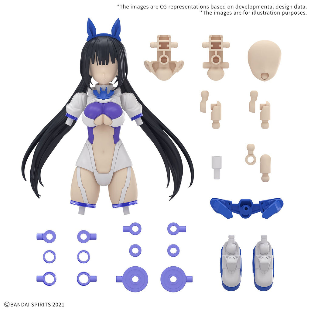 Bandai G5069177 30MS OPTION PARTS SET 21 (SPRINT COSTUME) [COLOR B] - Hobby City NZ