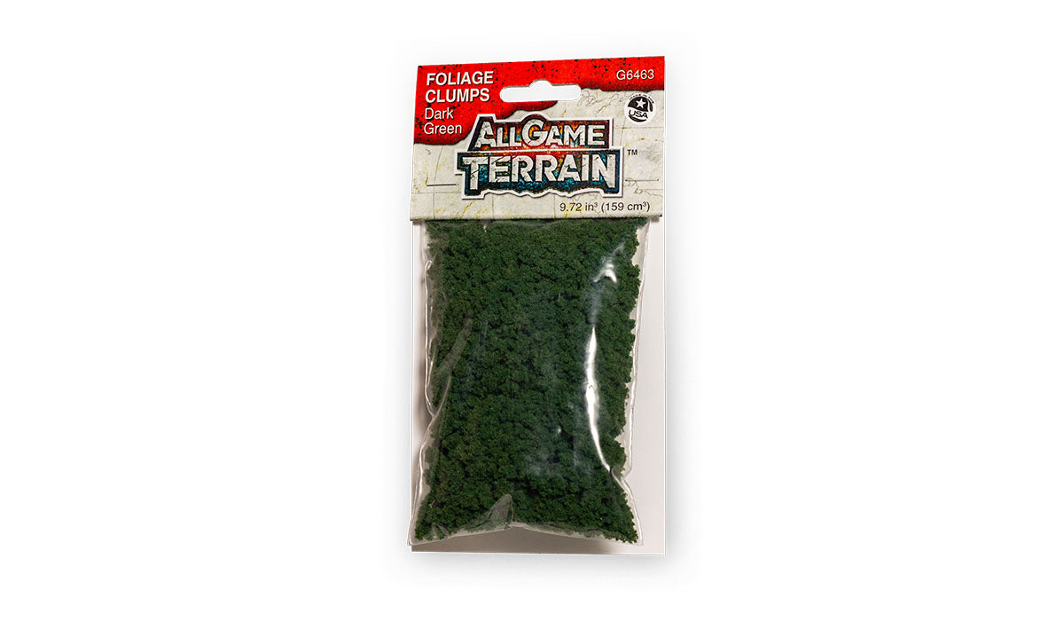 Woodland Scenics G6463 Dark Green Foliage Clumps (8949893300461)