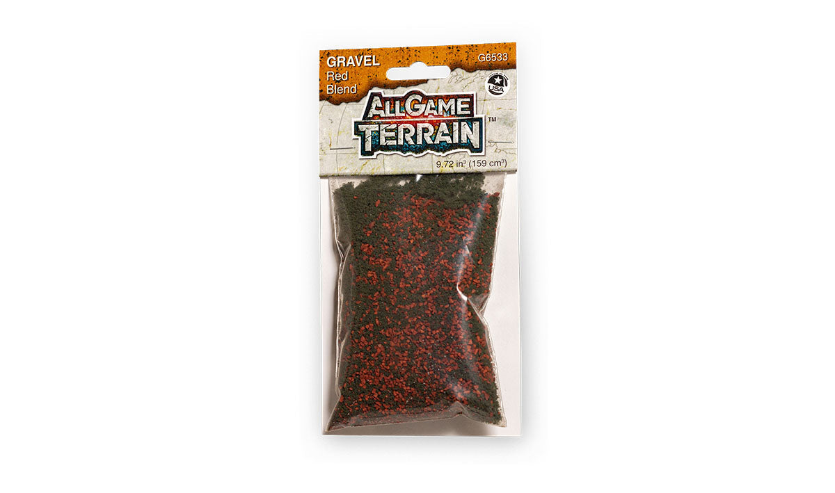 Woodland Scenics G6533 Red Blend Gravel All Game Terrain (8932309434605)