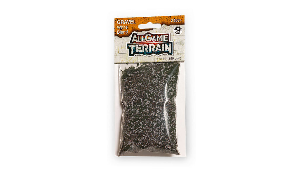 Woodland Scenics G6534 White Blend Gravel All Game Terrain (8932309631213)