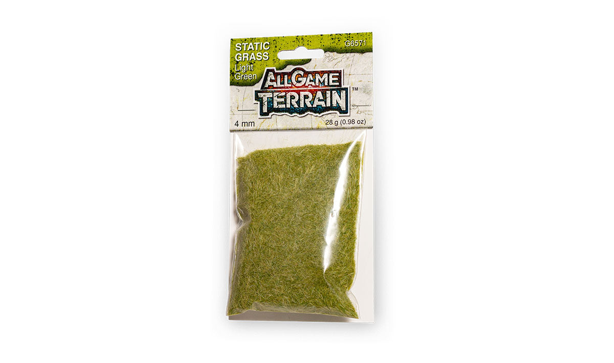 Woodland Scenics G6571 4mm Light Green Static Grass All Game Terrain (8932311105773)