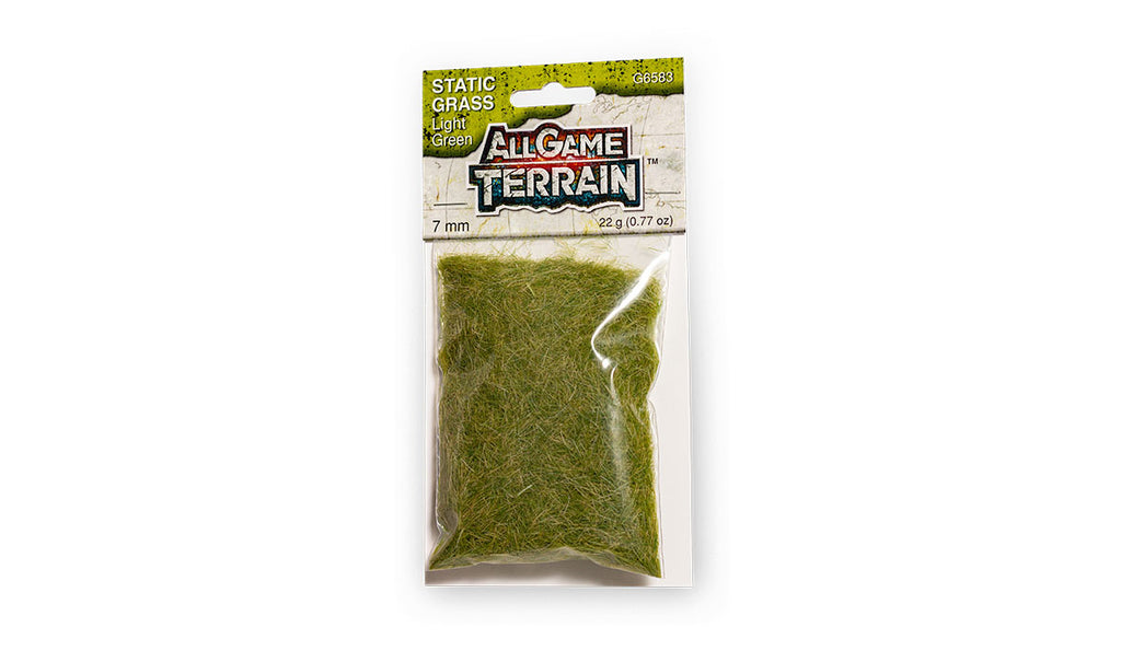 Woodland Scenics G6583 7 mm Light Green Static Grass All Game Terrain (8932311498989)