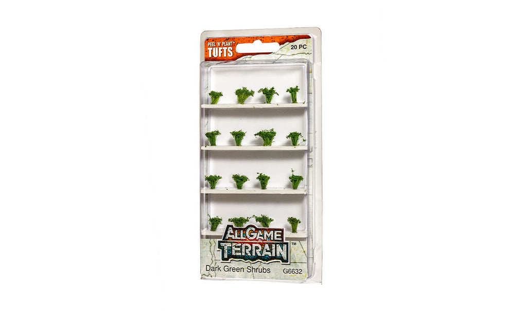 Woodland Scenics G6632 Dark Green Shrubs Tufts All Game Terrain (8932314743021)